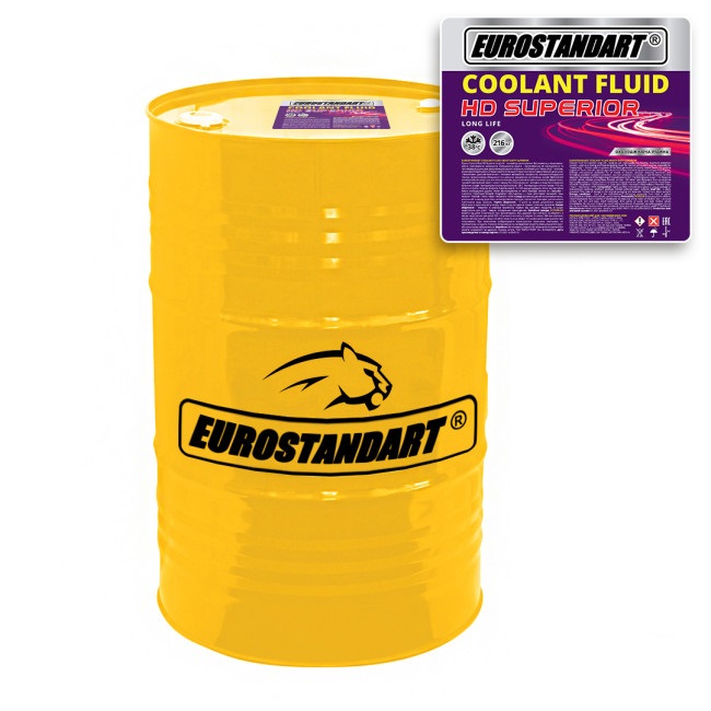 Охолоджувальна рідина EUROSTANDART COOLANT FLUID HD SUPERIOR готовий